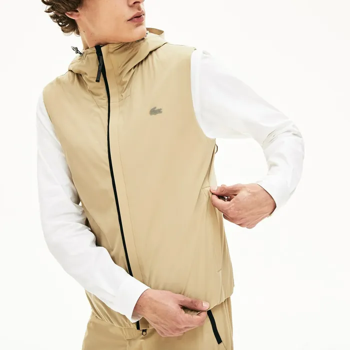 3in1 Ergonomic Jacket Beige Mens Lacoste Jackets and Coats Online