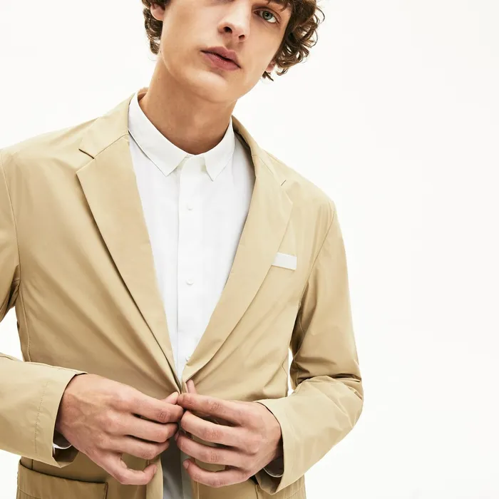 3in1 Ergonomic Jacket Beige Mens Lacoste Jackets and Coats Online