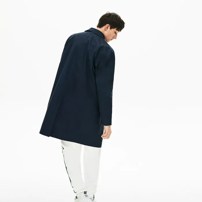 3In1 Lightweight WaterResistant Parka Dark Grey Mens Lacoste Jackets and Coats Cheap On Sale