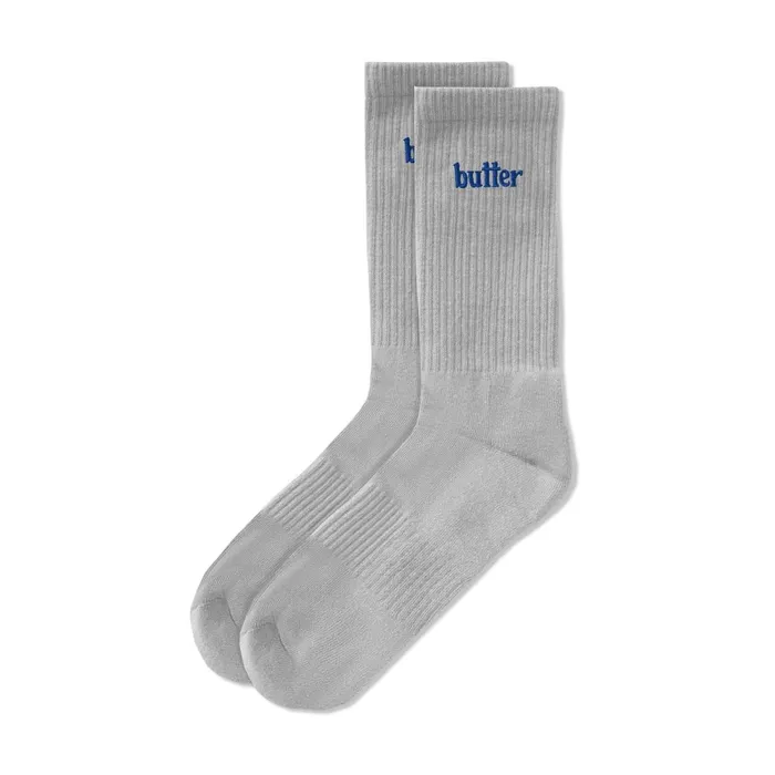 Accessories Men Butter Goods Basic Socks Grey 