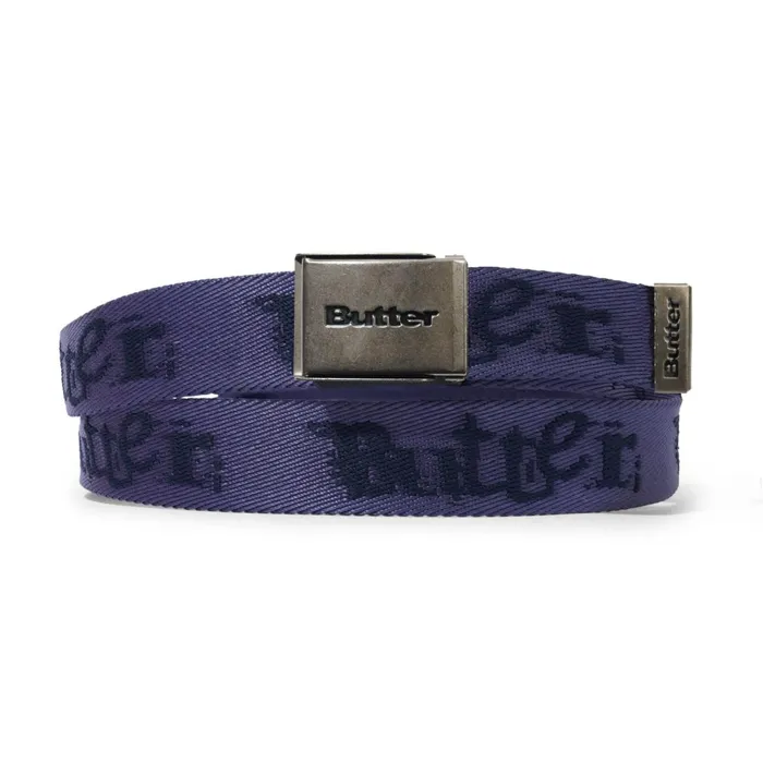 Accessories Men Butter Goods Breakdown Woven Belt Blue
