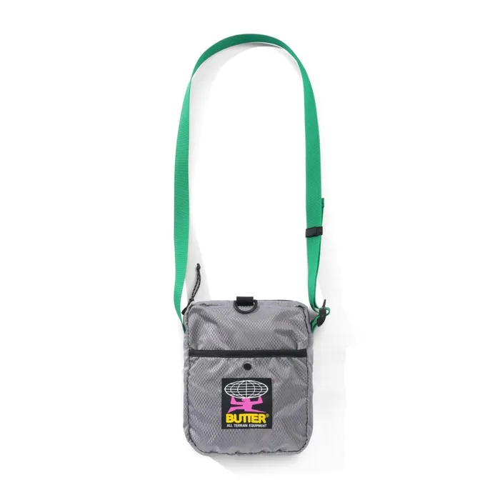 Accessories Men Butter Goods Ripstop Side Bag Grey