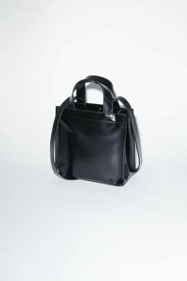 Acne Studios Bags Man Logo Mini Shoulder Tote Bag Black