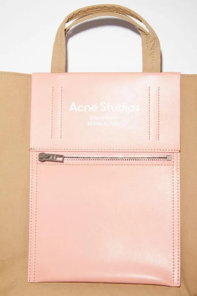 Acne Studios Bags Man Papery Nylon Tote Bag BrownPink