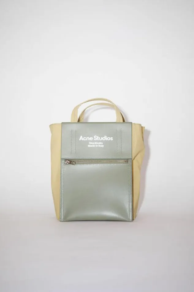 Acne Studios Bags Man PAPERY NYLON TOTE BAG Olive GreenGreen