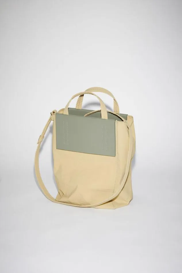 Acne Studios Bags Man PAPERY NYLON TOTE BAG Olive GreenGreen