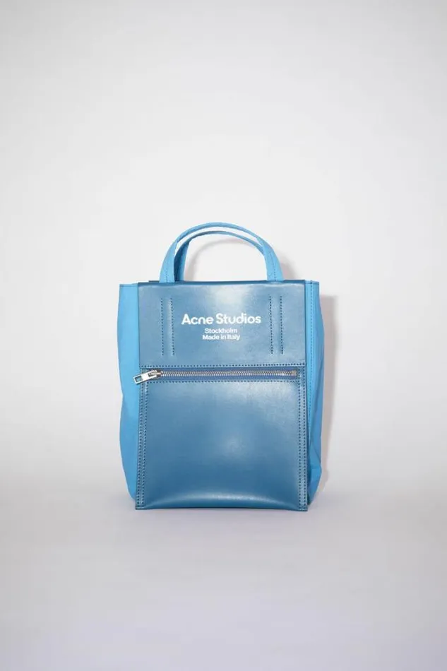 Acne Studios Bags Man Papery Nylon Tote Bag Powder BlueBlue