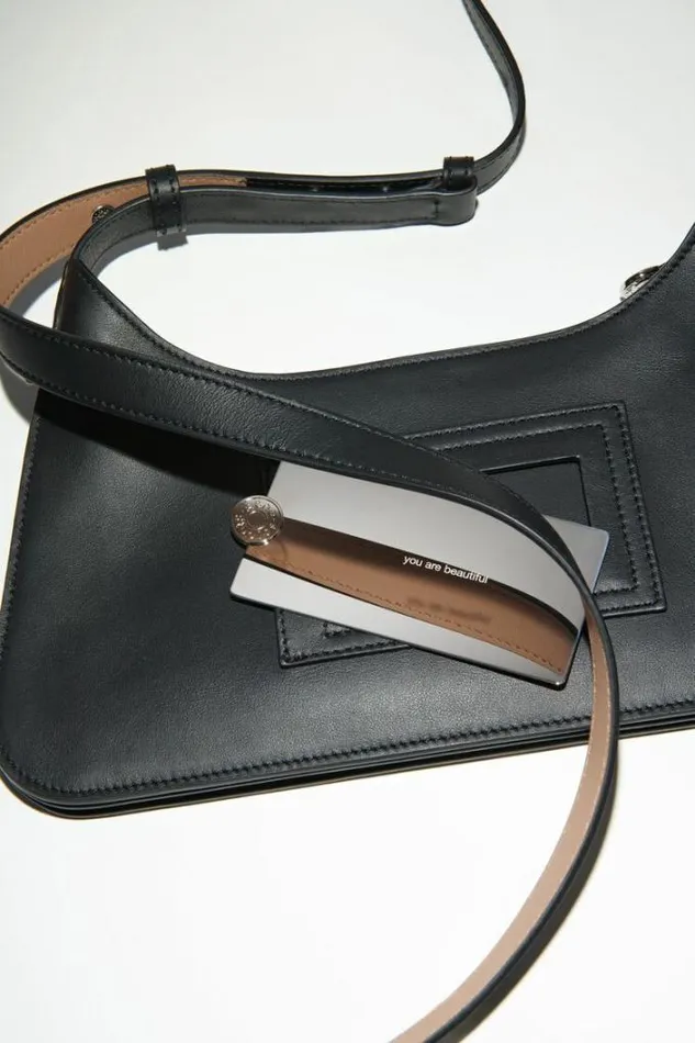 Acne Studios Bags Man Platt Mini Shoulder Bag Black