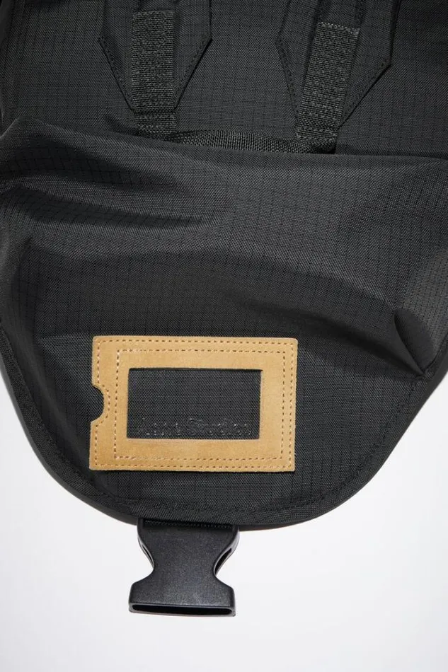 Acne Studios Bags Man Ripstop Nylon Backpack Black