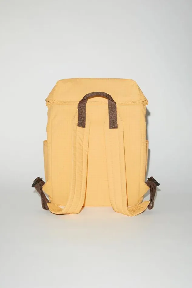 Acne Studios Bags Man Ripstop Nylon Backpack YellowBrown