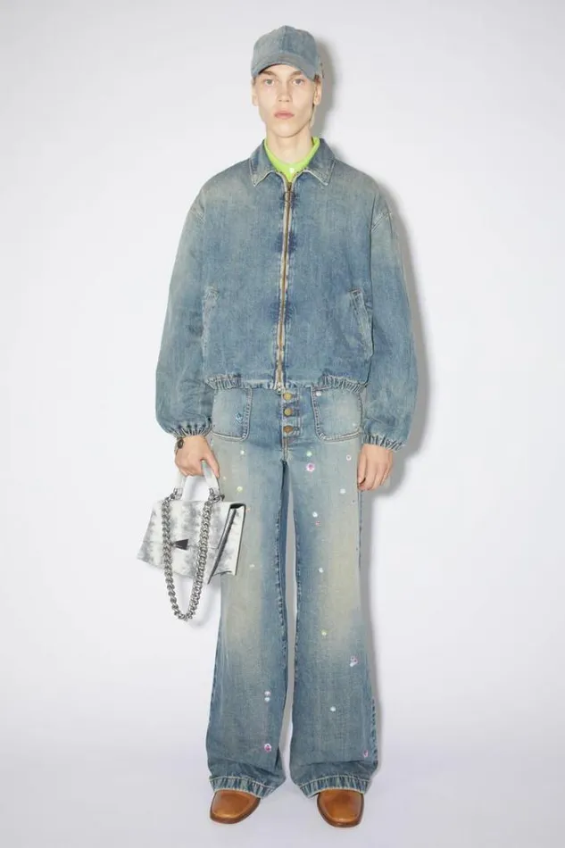 Acne Studios Bags Woman Distortion Handbag Off WhiteGrey