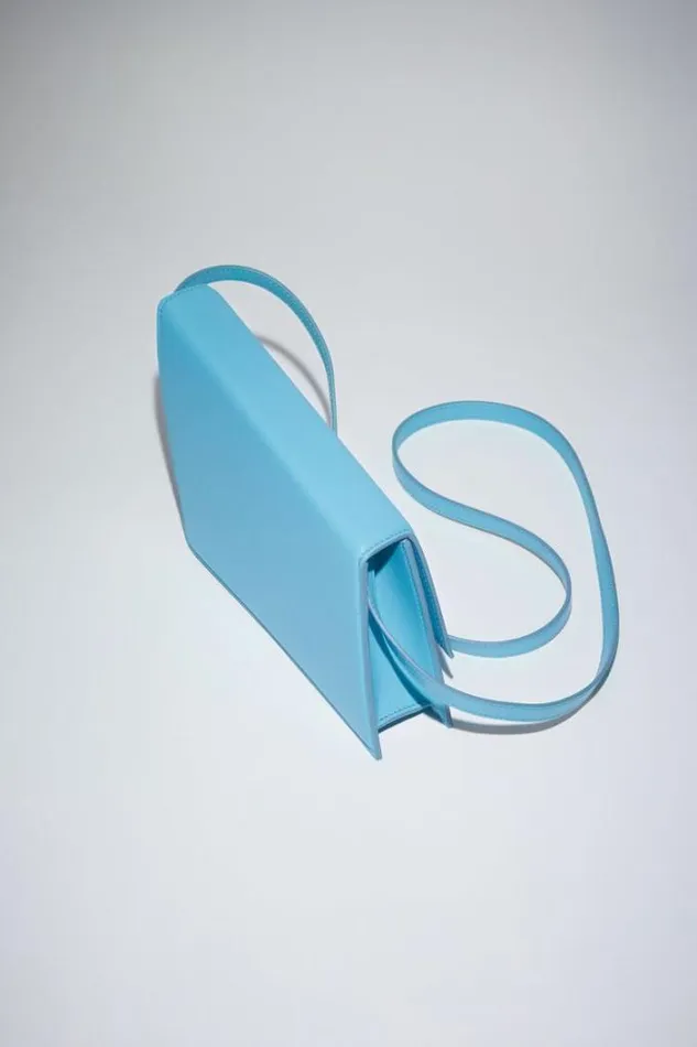 Acne Studios Bags Woman Distortion Micro Bag Azure Blue