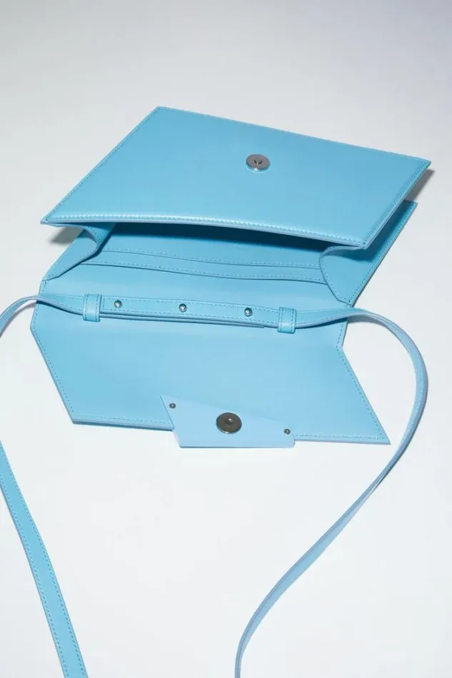 Acne Studios Bags Woman Distortion Micro Bag Azure Blue