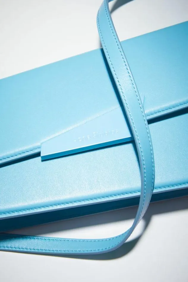 Acne Studios Bags Woman Distortion Micro Bag Azure Blue