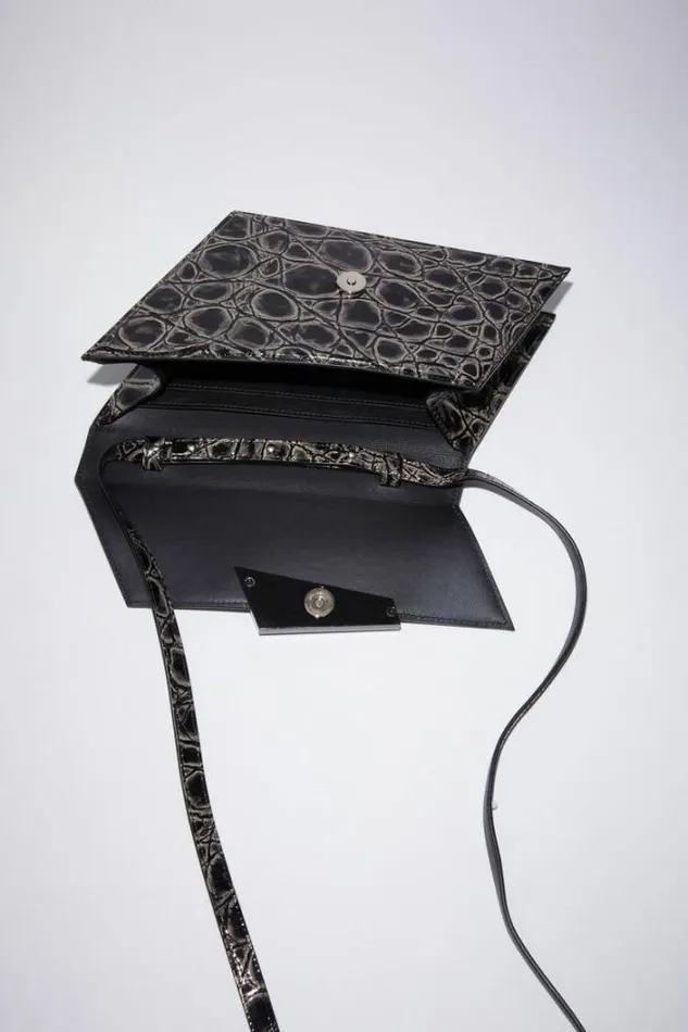 Acne Studios Bags Woman Distortion Micro Bag Black