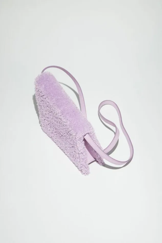 Acne Studios Bags Woman Distortion Micro Bag Lilac Purple