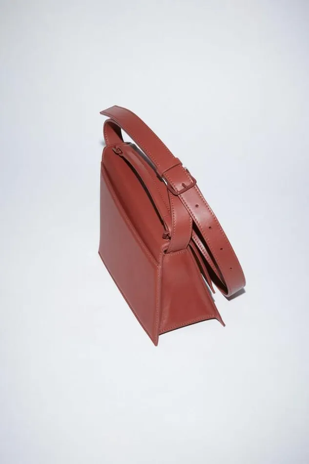 Acne Studios Bags Woman Distortion Mini Bag Cognac Brown