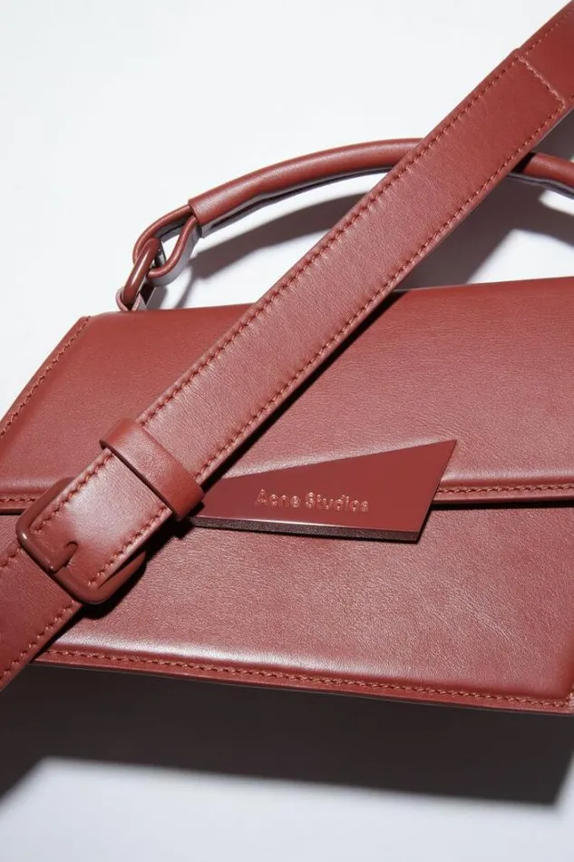 Acne Studios Bags Woman Distortion Mini Bag Cognac Brown