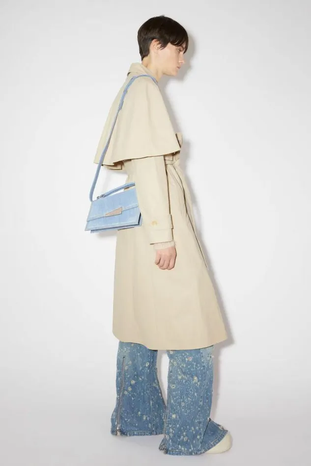 Acne Studios Bags Woman Distortion Mini Bag Light Blue