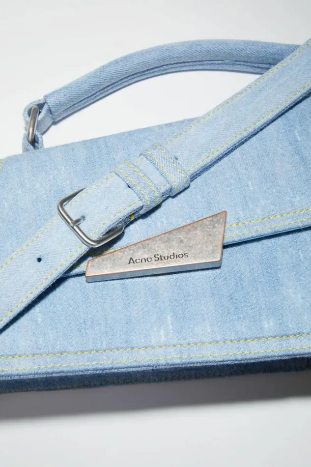 Acne Studios Bags Woman Distortion Mini Bag Light Blue