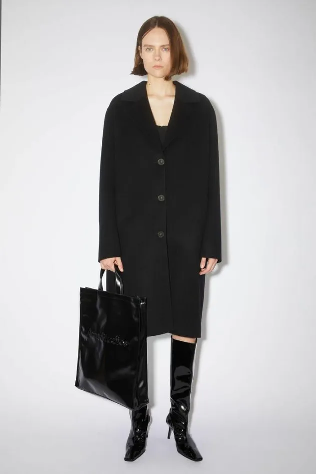 Acne Studios Bags Woman Logo Tote Bag Black