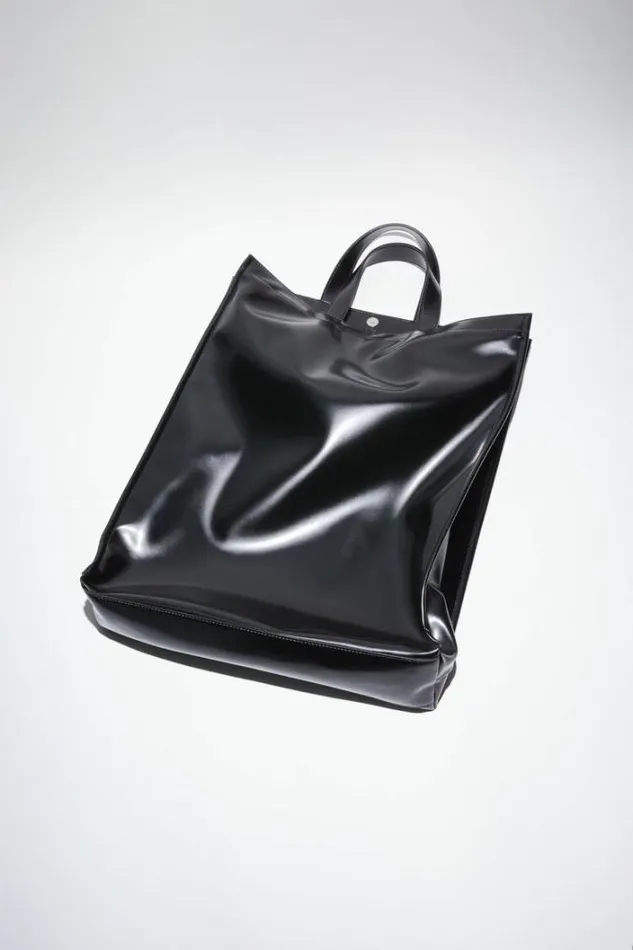 Acne Studios Bags Woman Logo Tote Bag Black