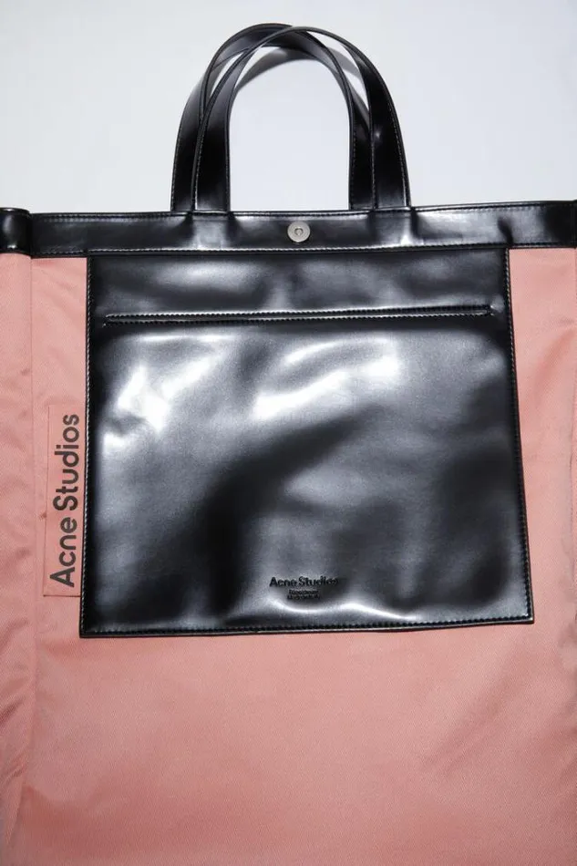 Acne Studios Bags Woman Logo Tote Bag Black