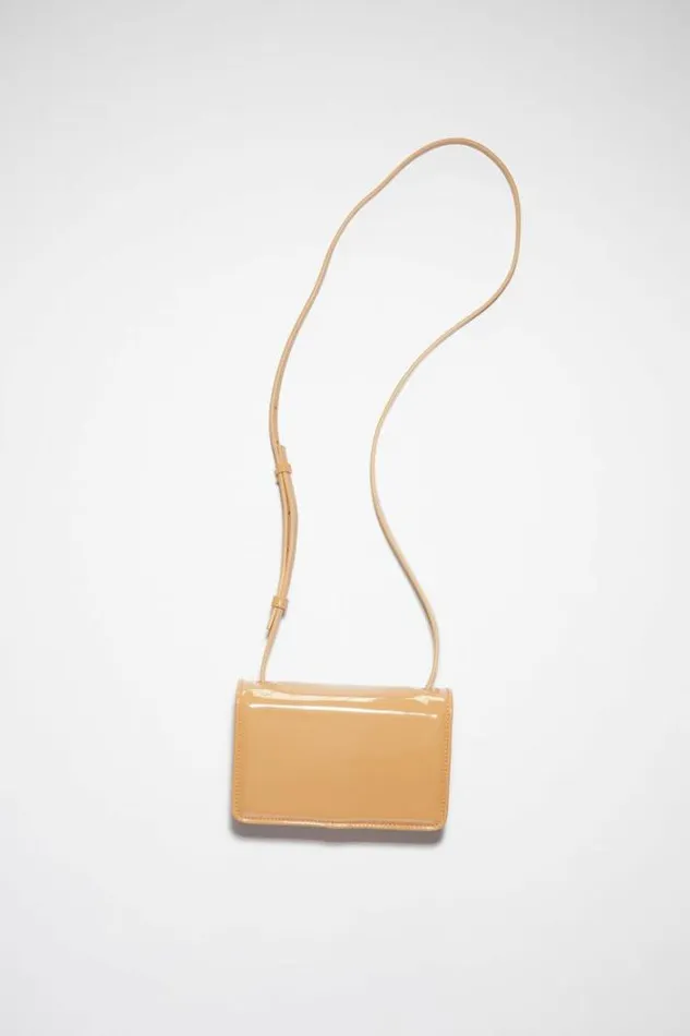 Acne Studios Bags Woman Mini Crossbody Face Bag Beige