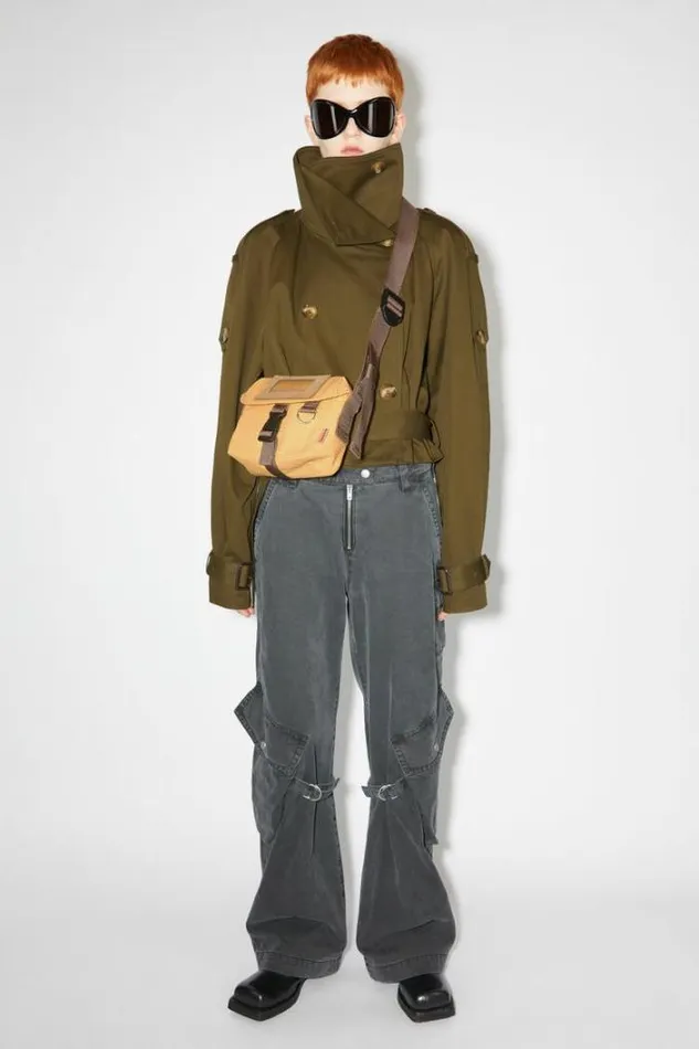 Acne Studios Bags Woman Mini Messenger Bag YellowBrown
