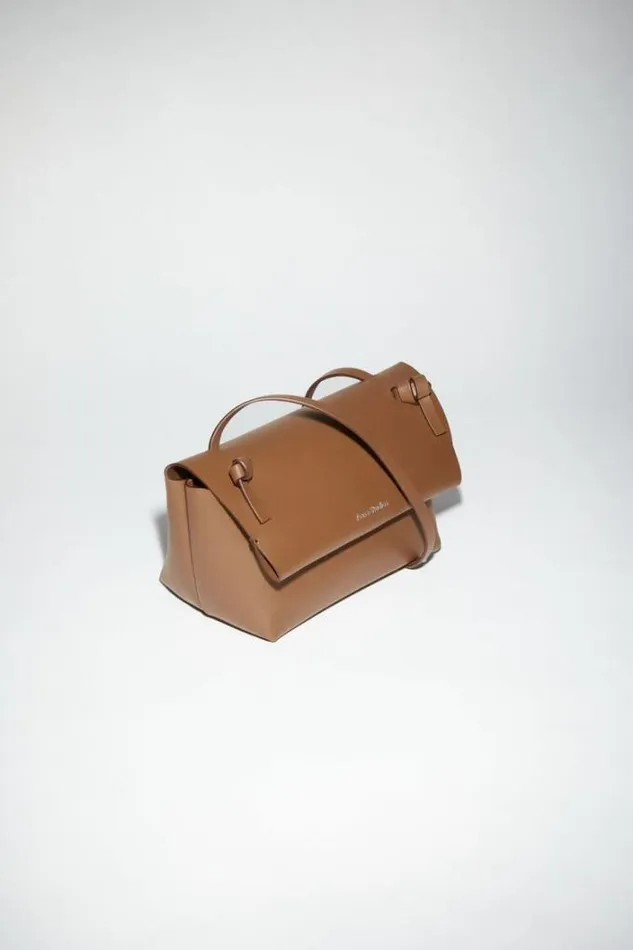 Acne Studios Bags Woman Mini Shoulder Bag Camel Brown