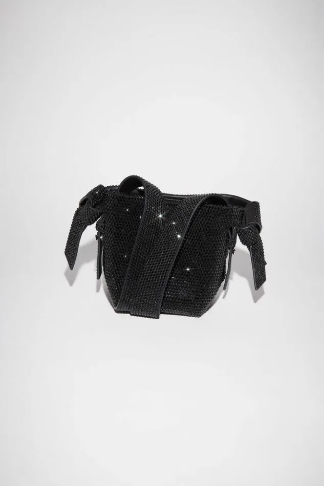 Acne Studios Bags Woman Musubi Micro Shoulder Bag Black