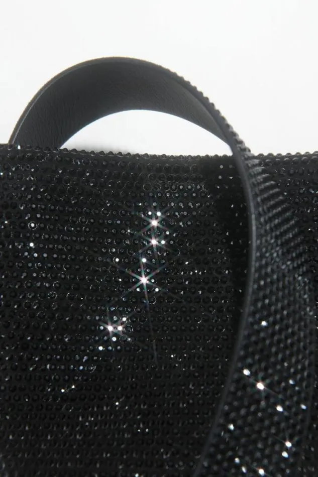 Acne Studios Bags Woman Musubi Micro Shoulder Bag Black