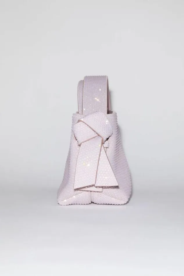 Acne Studios Bags Woman Musubi Micro Shoulder Bag Pale Pink