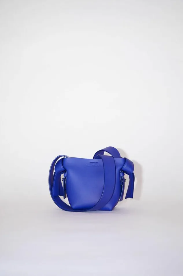Acne Studios Bags Woman Musubi Micro Tote Blue