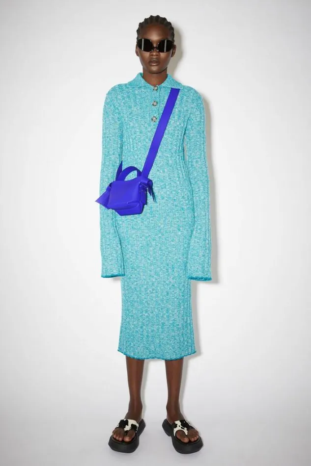 Acne Studios Bags Woman Musubi Micro Tote Blue