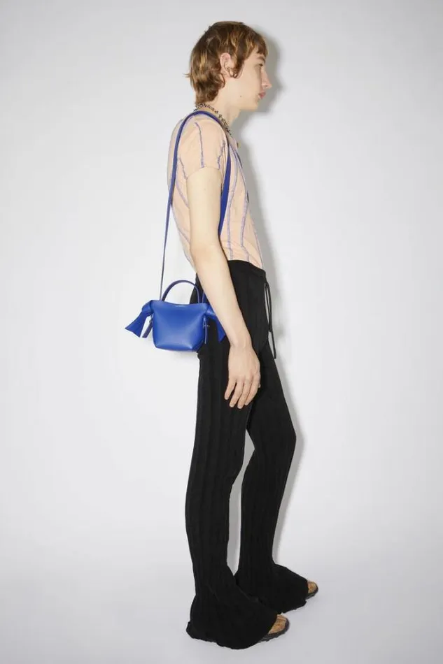 Acne Studios Bags Woman Musubi Micro Tote Blue