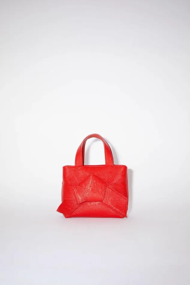 Acne Studios Bags Woman Musubi Micro Tote Bright Red