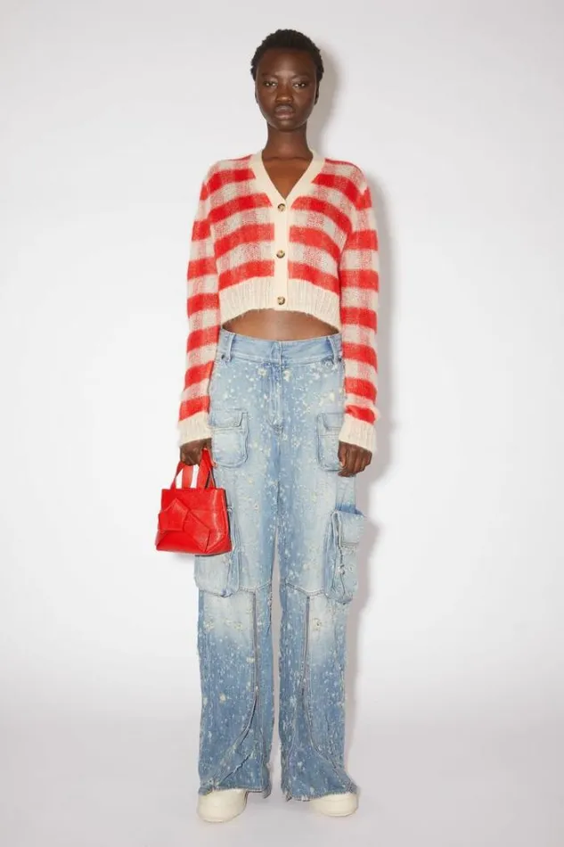 Acne Studios Bags Woman Musubi Micro Tote Bright Red
