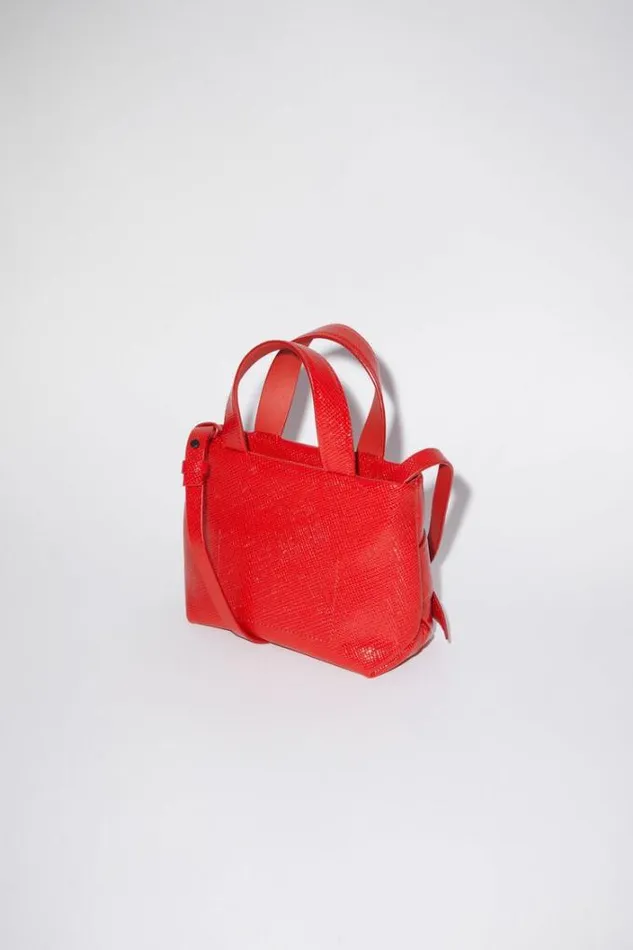 Acne Studios Bags Woman Musubi Micro Tote Bright Red