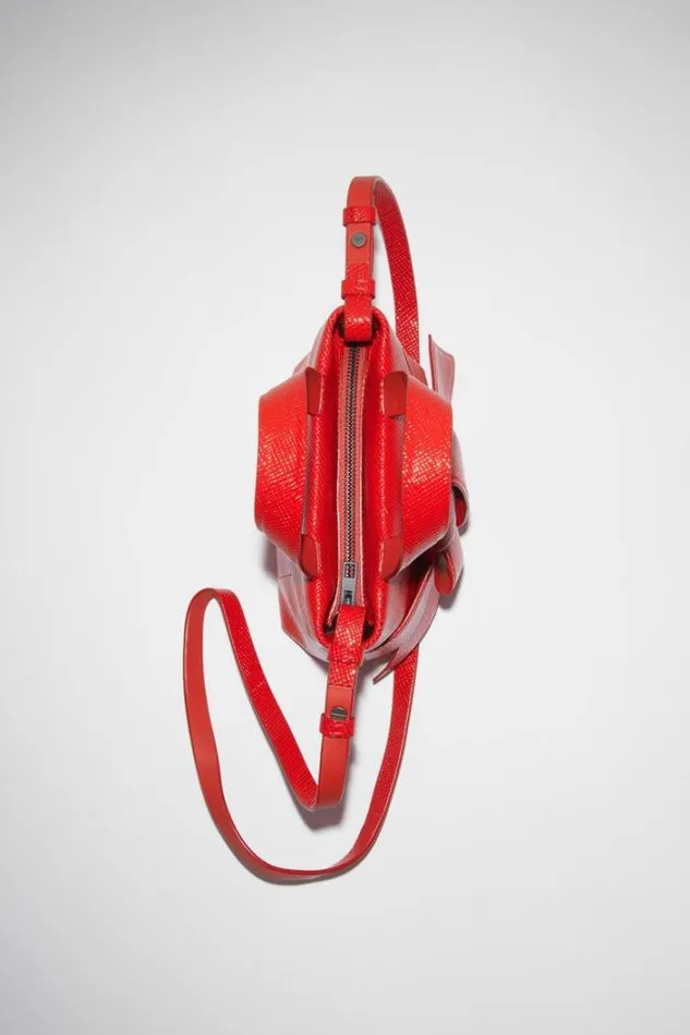 Acne Studios Bags Woman Musubi Micro Tote Bright Red