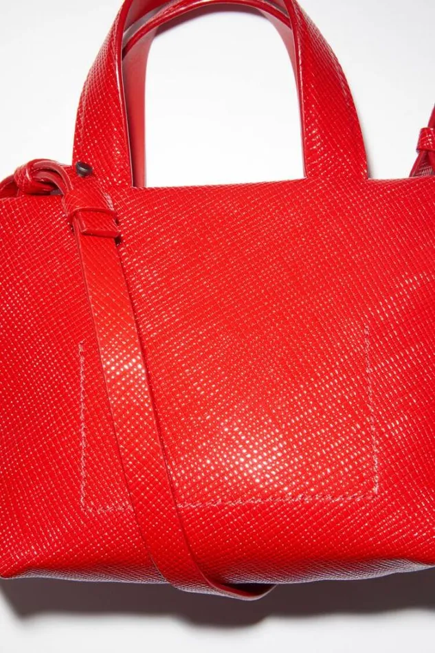 Acne Studios Bags Woman Musubi Micro Tote Bright Red