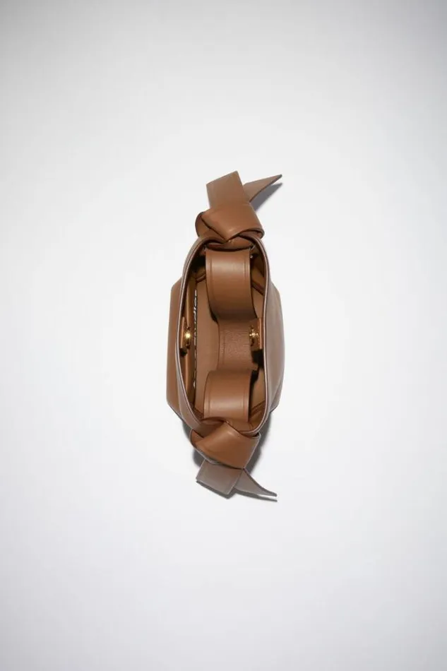 Acne Studios Bags Woman Musubi Micro Tote Camel Brown