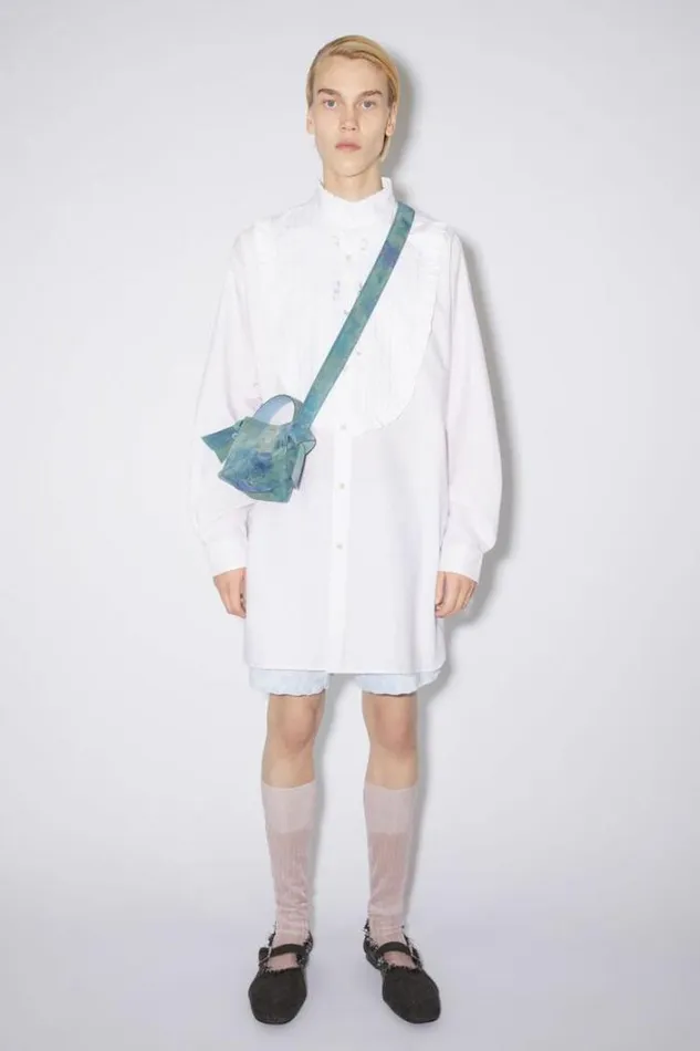 Acne Studios Bags Woman Musubi Micro Tote Multi Blue