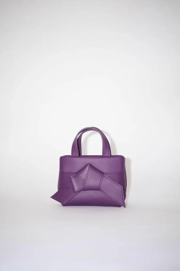 Acne Studios Bags Woman Musubi Micro Tote Violet Purple