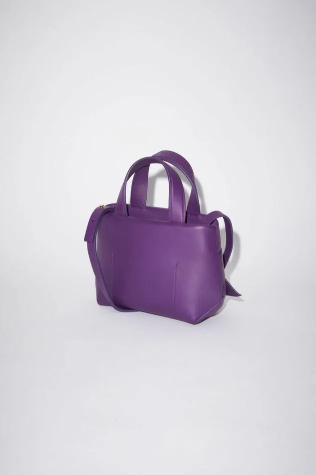 Acne Studios Bags Woman Musubi Micro Tote Violet Purple