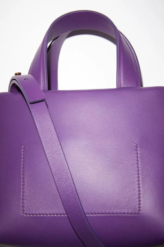 Acne Studios Bags Woman Musubi Micro Tote Violet Purple