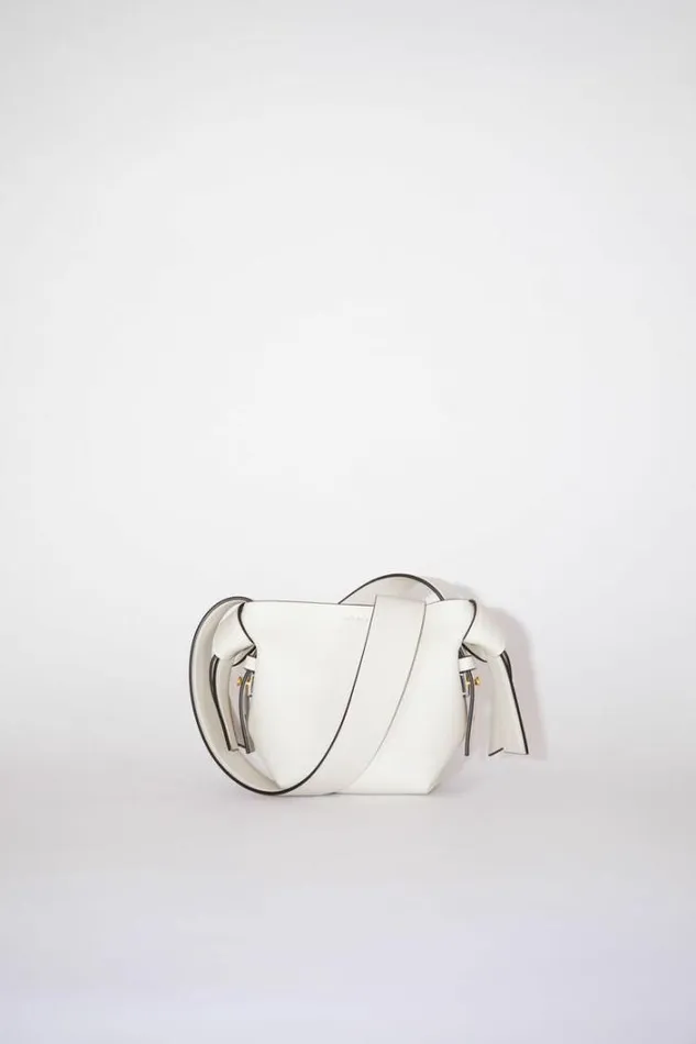 Acne Studios Bags Woman Musubi Micro Tote WhiteBlack