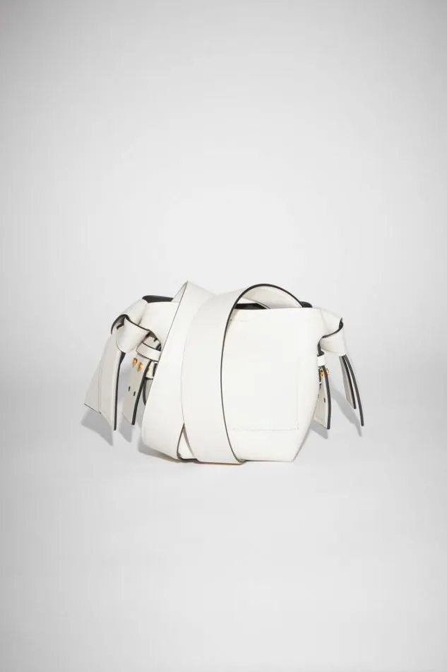 Acne Studios Bags Woman Musubi Micro Tote WhiteBlack