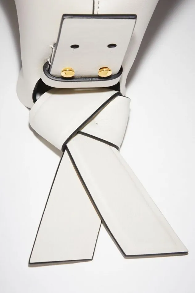 Acne Studios Bags Woman Musubi Micro Tote WhiteBlack