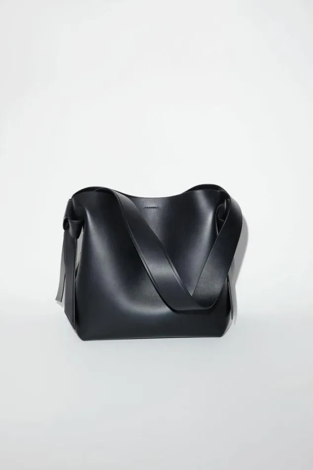 Acne Studios Bags Woman Musubi Midi Shoulder Bag Black